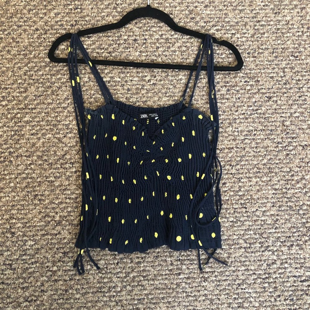 Zara Poka Dot Top